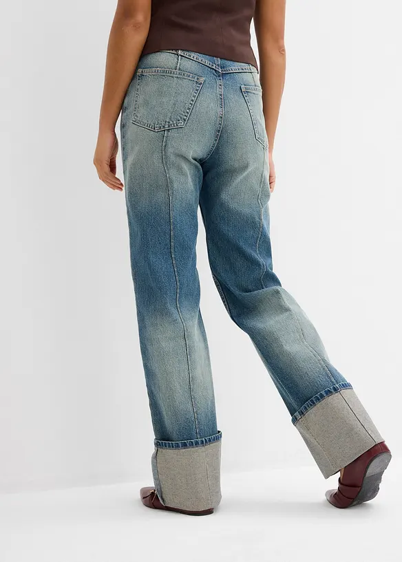 Jeans straight, vita alta, bonprix