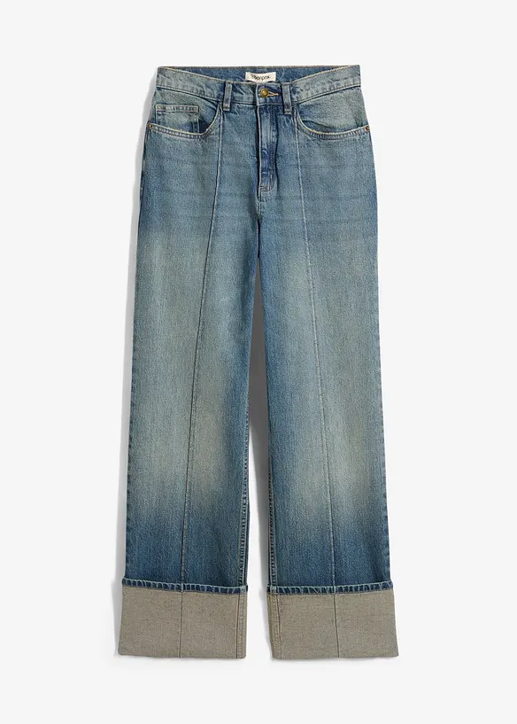 Jeans straight, vita alta, bonprix