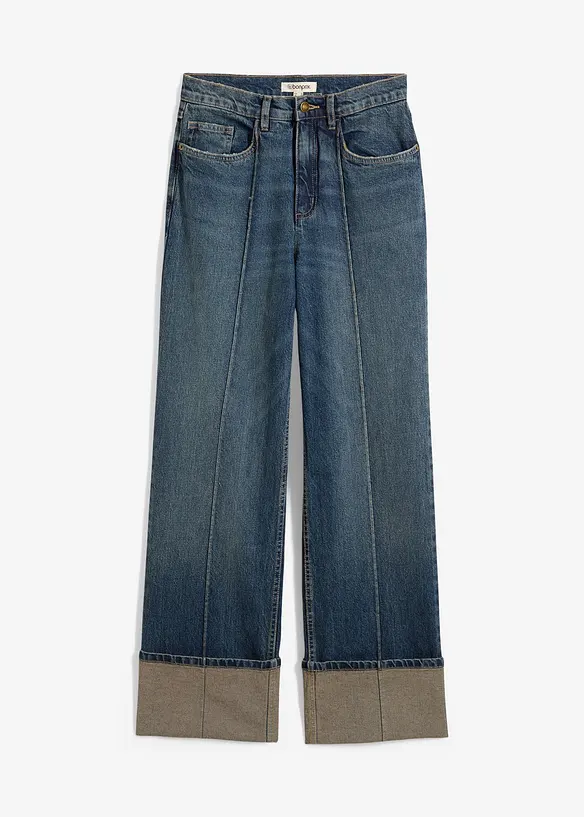 Jeans straight, vita alta, bonprix
