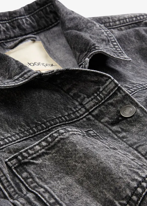 Gilet in jeans di cotone, bonprix