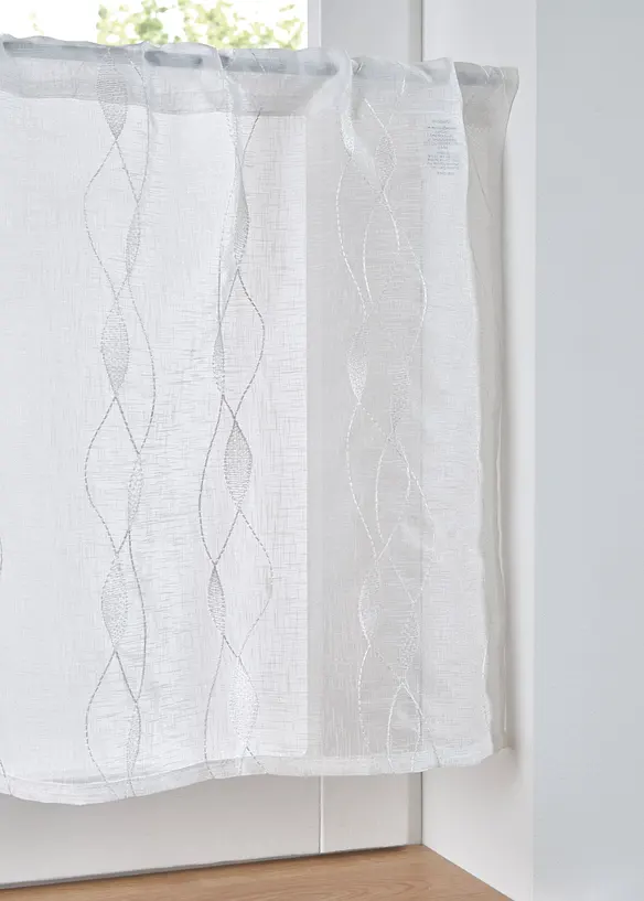 Tenda a vetro con ricami a onde, bonprix