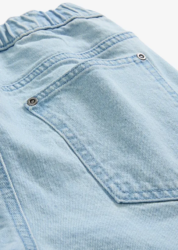Jeans loose fit con elastico in vita, straight, bonprix