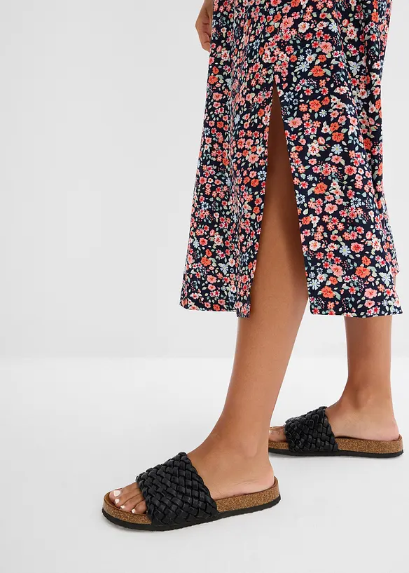 Gonna midi in viscosa, bonprix