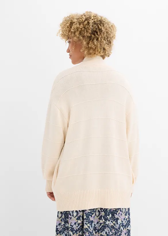 Cardigan lungo in maglia, bonprix