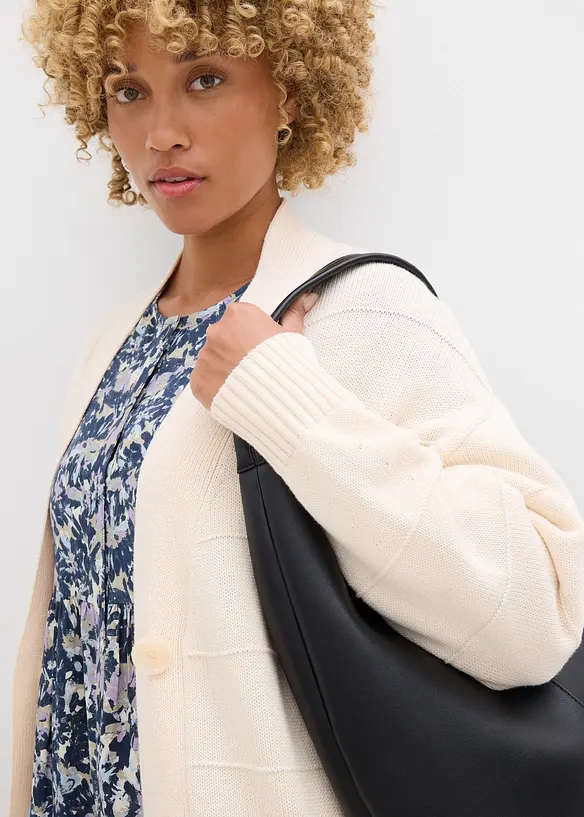 Cardigan lungo in maglia, bonprix