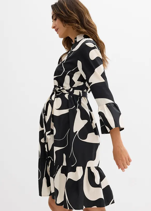 Abito pr&eacute;maman / da allattamento in puro cotone biologico, bonprix