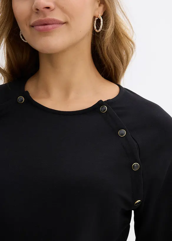 Maglia pr&eacute;maman / da allattamento in cotone, bonprix