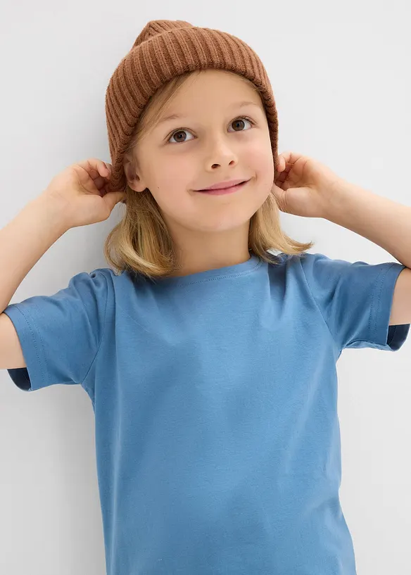 T-shirt in puro cotone biologico (pacco da 3), bonprix