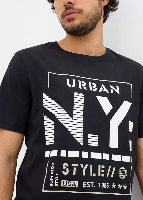 T-shirt in puro cotone biologico, bonprix
