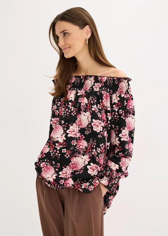 Blusa con fondo asimmetrico, bonprix