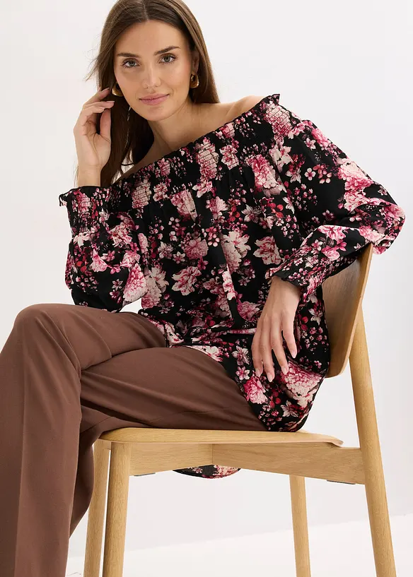 Blusa con fondo asimmetrico, bonprix