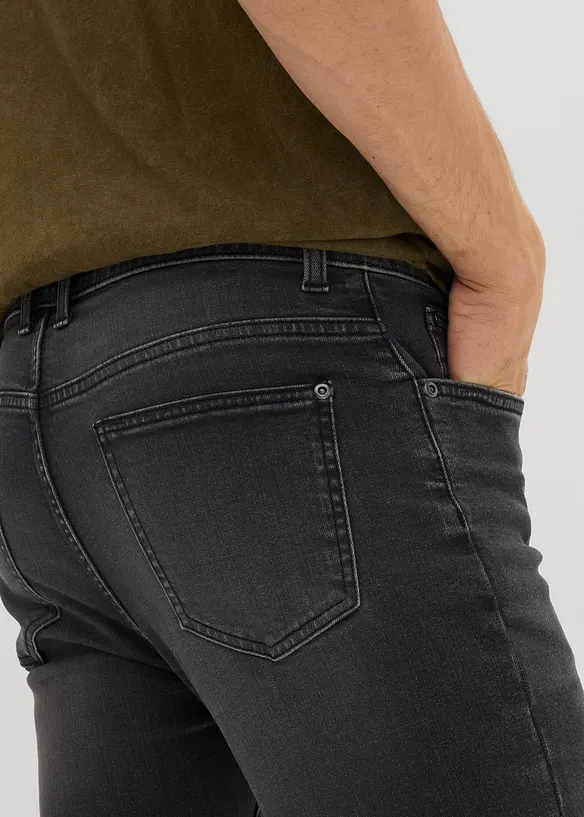 Jeans elasticizzati slim fit, straight, bonprix