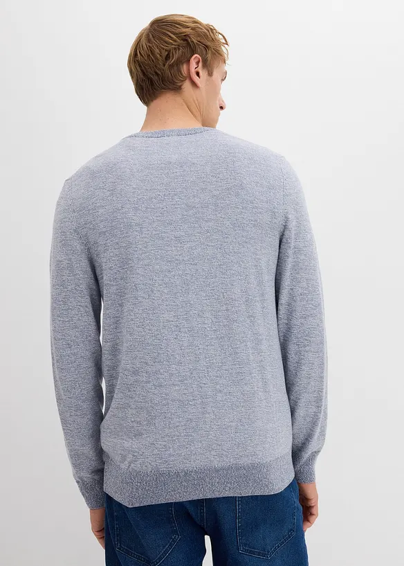 Maglione in filato fine con puro cotone, bonprix