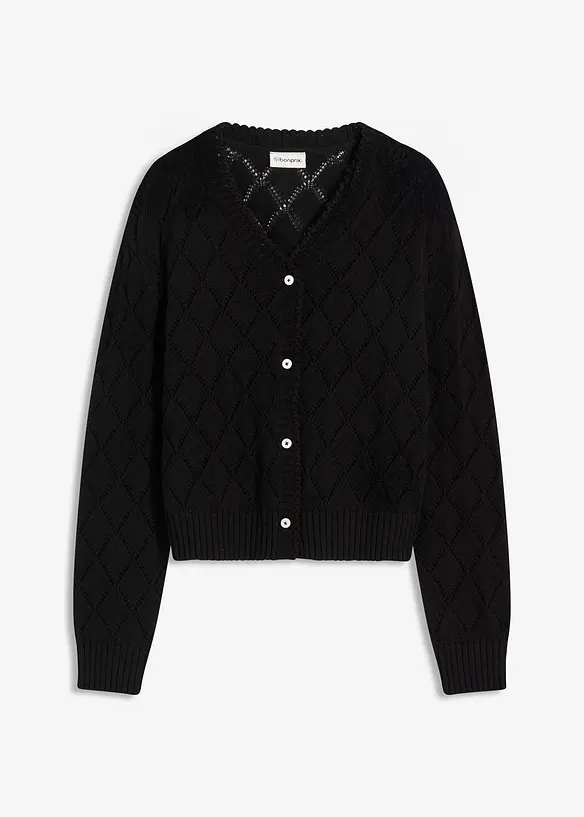 Cardigan traforato, bonprix