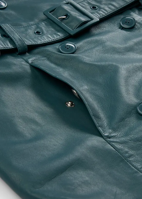 Trench in nappa d'agnello, bonprix