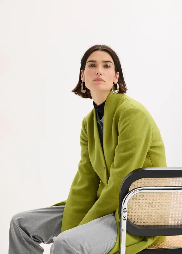 Cappotto corto in simil lana, bonprix