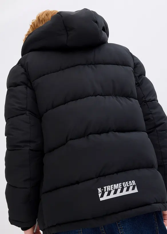 Giacca invernale con calda imbottitura e cappuccio, bonprix