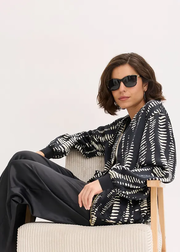 Bomber in satin fluente, bonprix