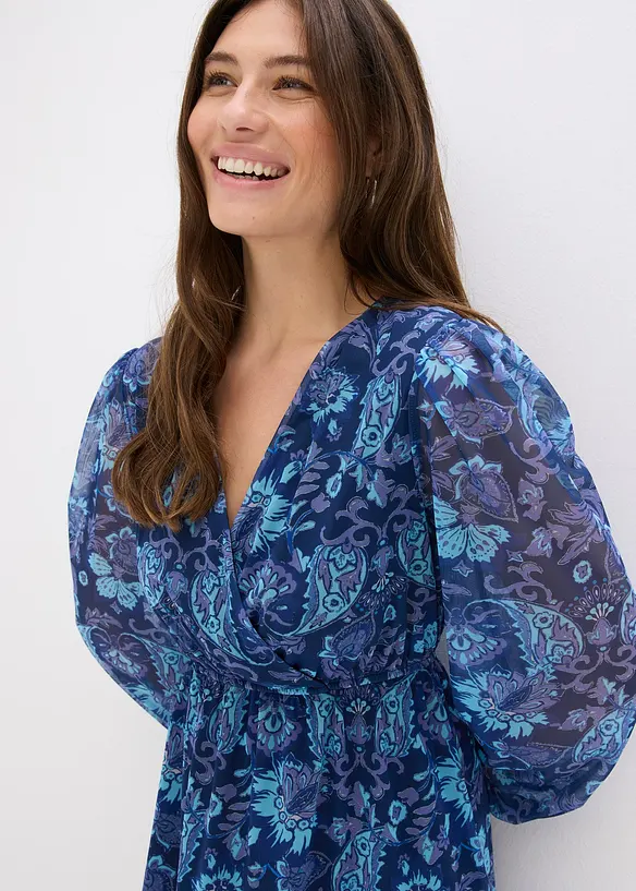 Abito midi in mesh, bonprix
