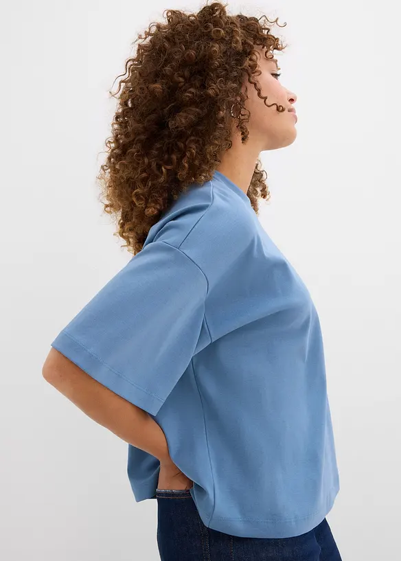 Maxi maglia in puro cotone biologico pesante, bonprix