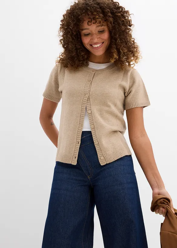 Cardigan a maniche corte, bonprix