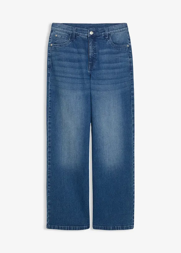 Jeans elasticizzati extra larghi, straight, bonprix