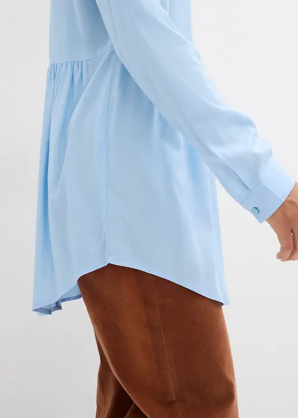 Camicia lunga in viscosa, bonprix