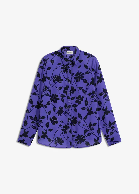 Camicetta in chiffon fantasia, bonprix