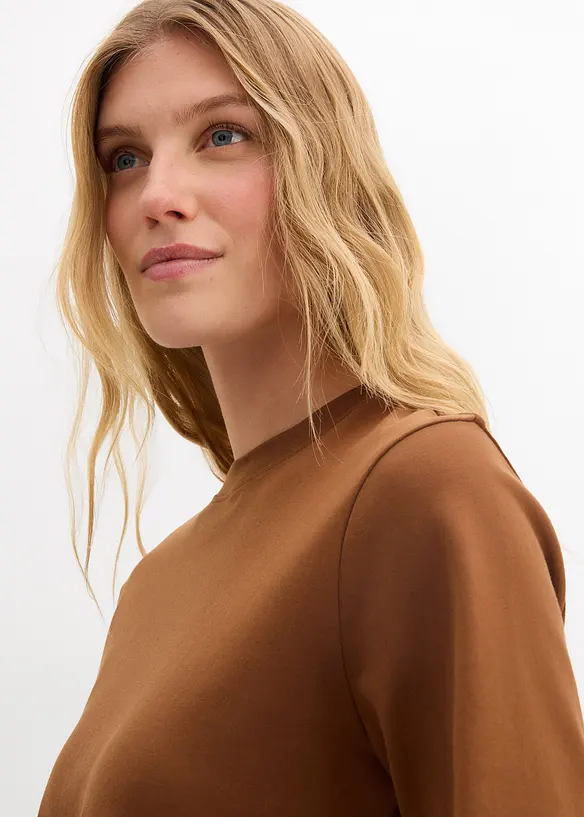 T-shirt in puro cotone biologico pesante, bonprix