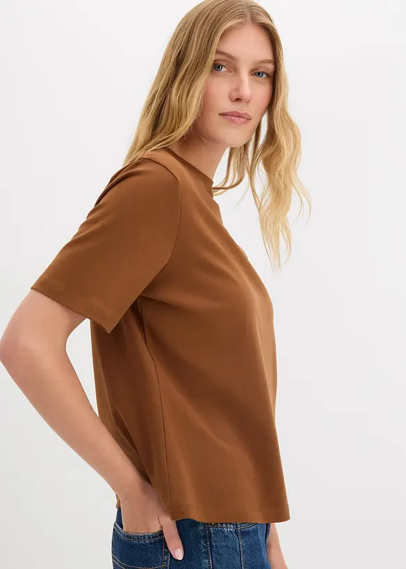 T-shirt in puro cotone biologico pesante, bonprix