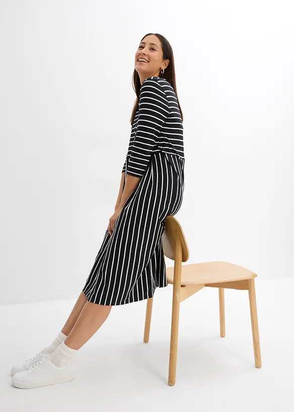 Abito midi in jersey di cotone, bonprix