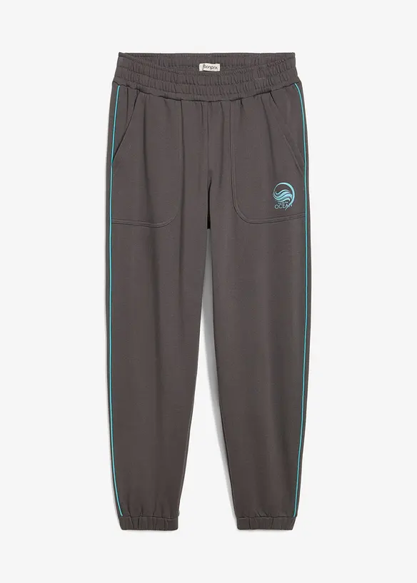 Pantaloni in felpa di puro cotone, bonprix
