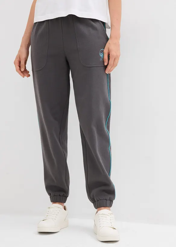 Pantaloni in felpa di puro cotone, bonprix