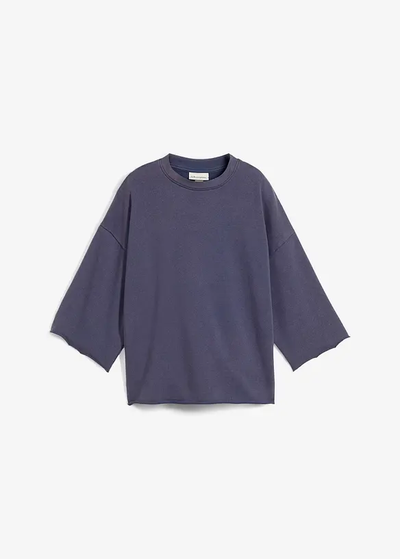 Felpa oversize in misto cotone morbido, bonprix