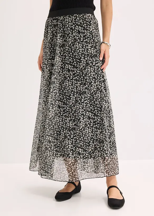 Gonna in jersey e mesh, bonprix