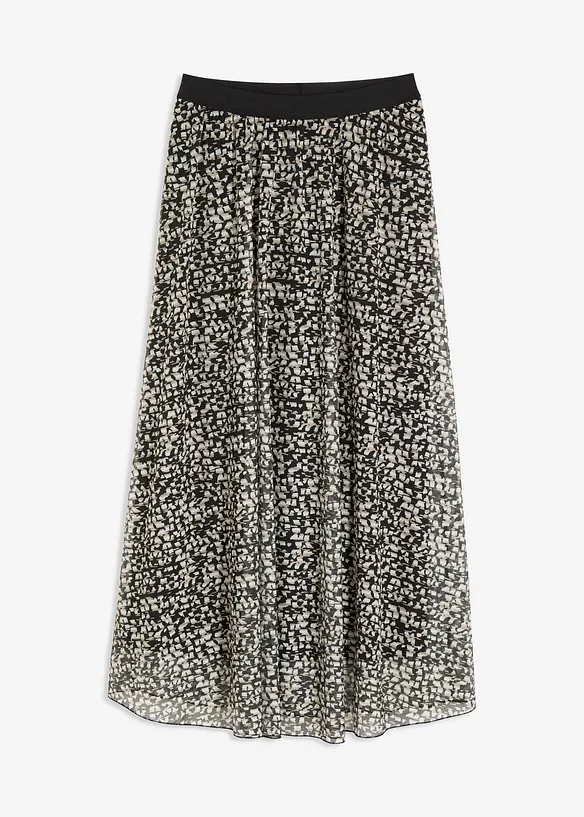 Gonna in jersey e mesh, bonprix