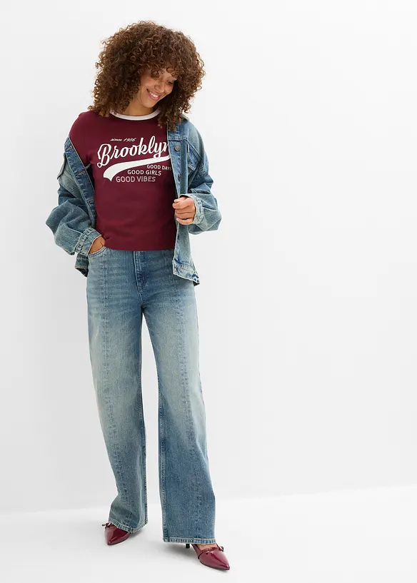 T-shirt in puro cotone biologico, bonprix