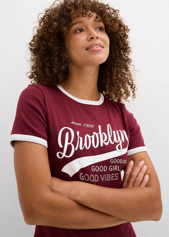T-shirt in puro cotone biologico, bonprix