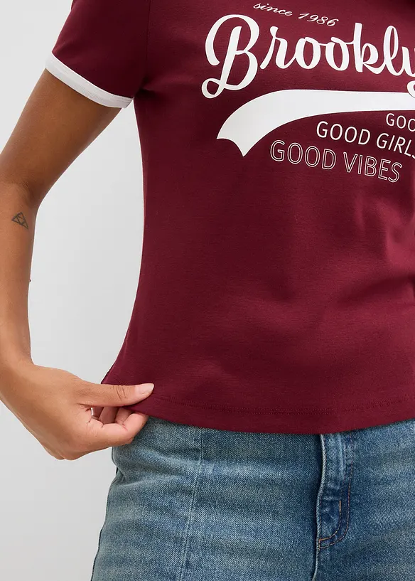 T-shirt in puro cotone biologico, bonprix