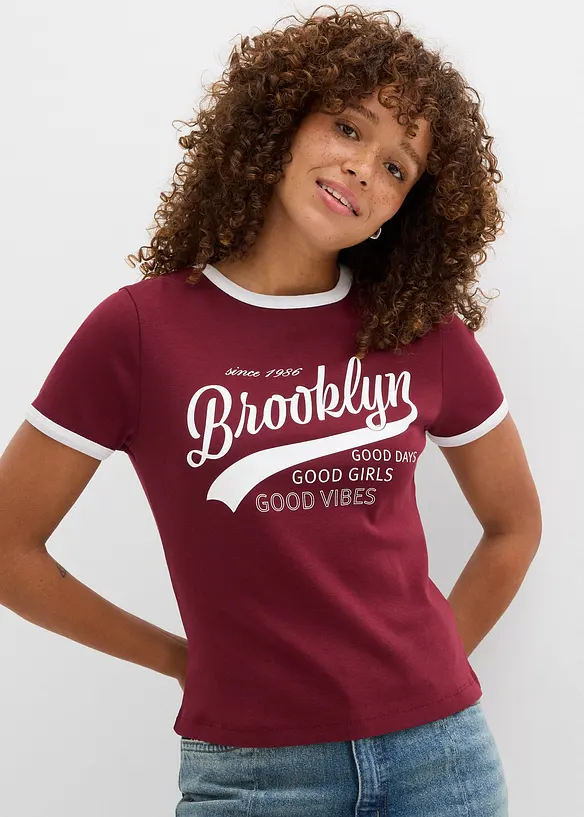 T-shirt in puro cotone biologico, bonprix