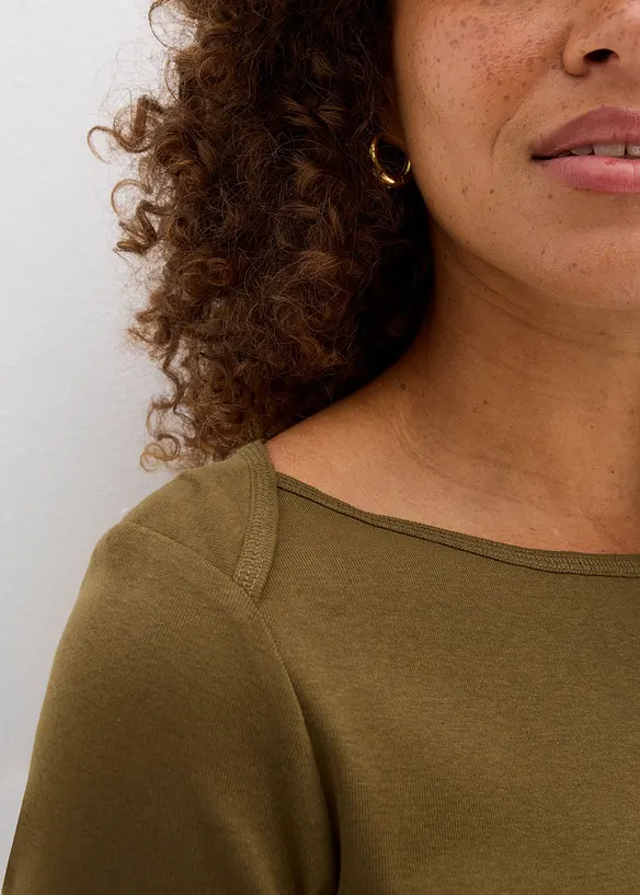 Maxi maglia in puro cotone biologico, bonprix