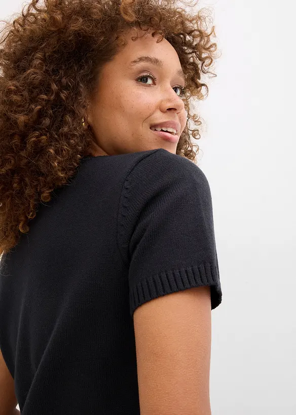 Maglione a maniche corte, bonprix