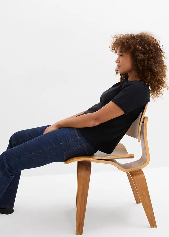 Maglione a maniche corte, bonprix