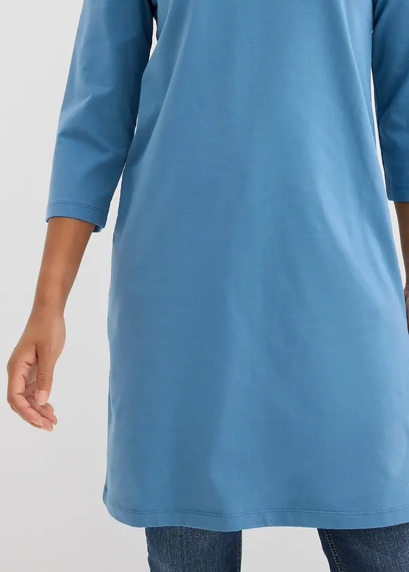 Abito in puro cotone biologico elasticizzato, bonprix