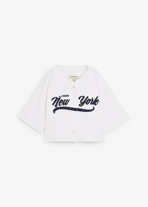 Felpa oversize in misto cotone morbido, bonprix