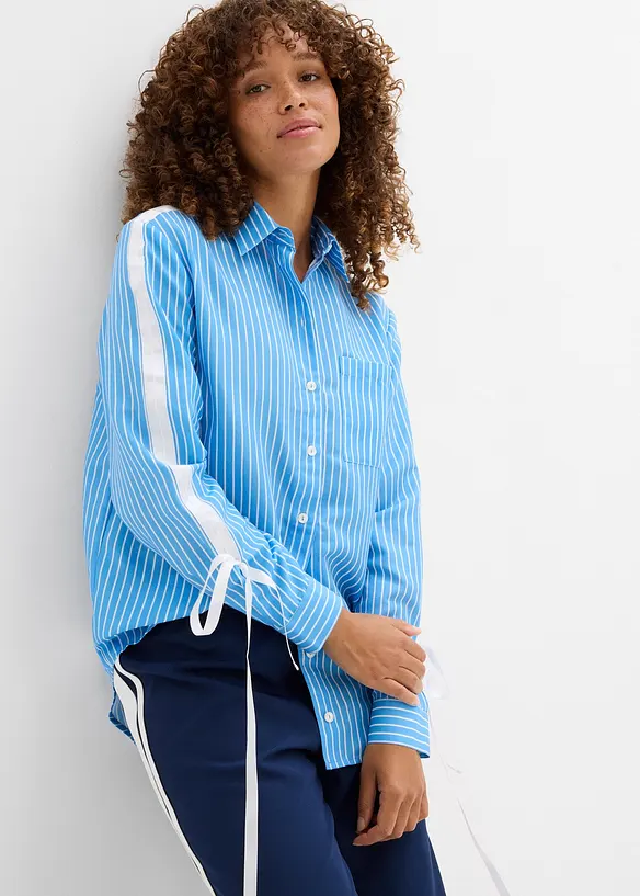 Camicia oversize in puro cotone biologico, bonprix