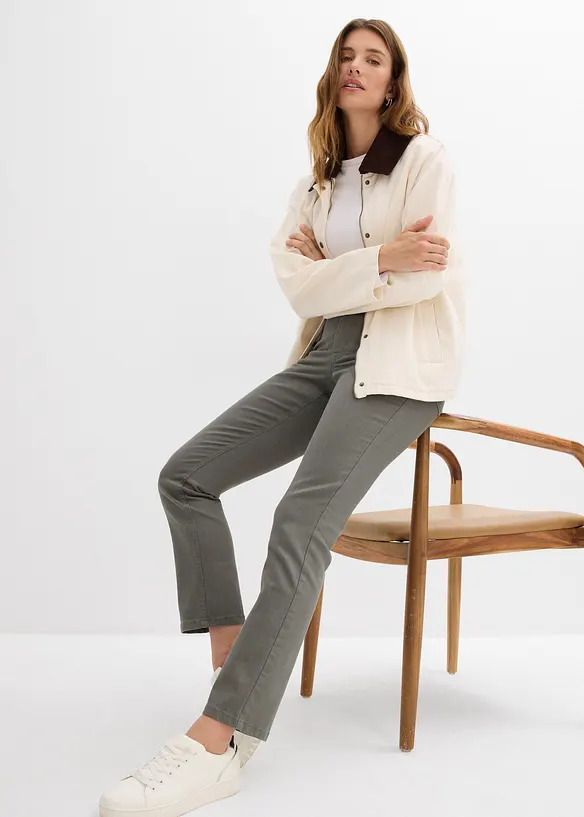 Pantaloni cropped in twill, bonprix