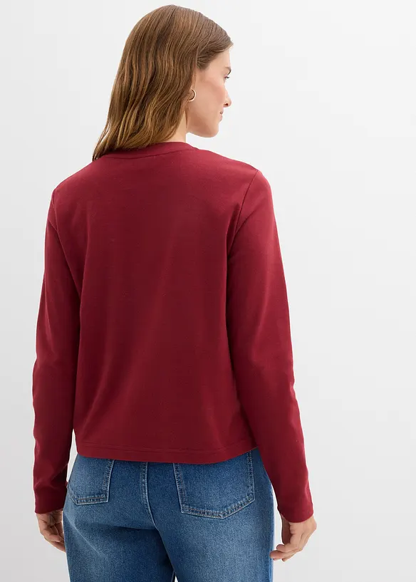 Maglia a maniche lunghe in puro cotone, bonprix