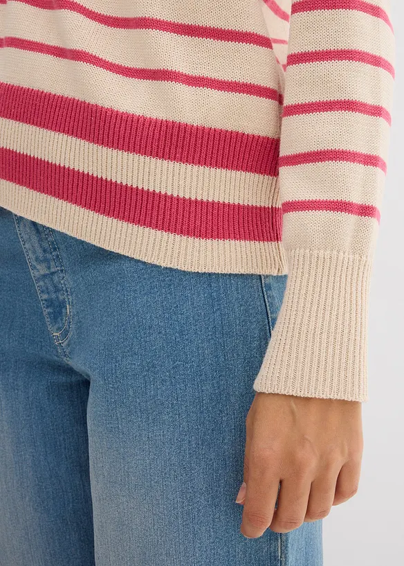 Maglione in misto cotone, bonprix