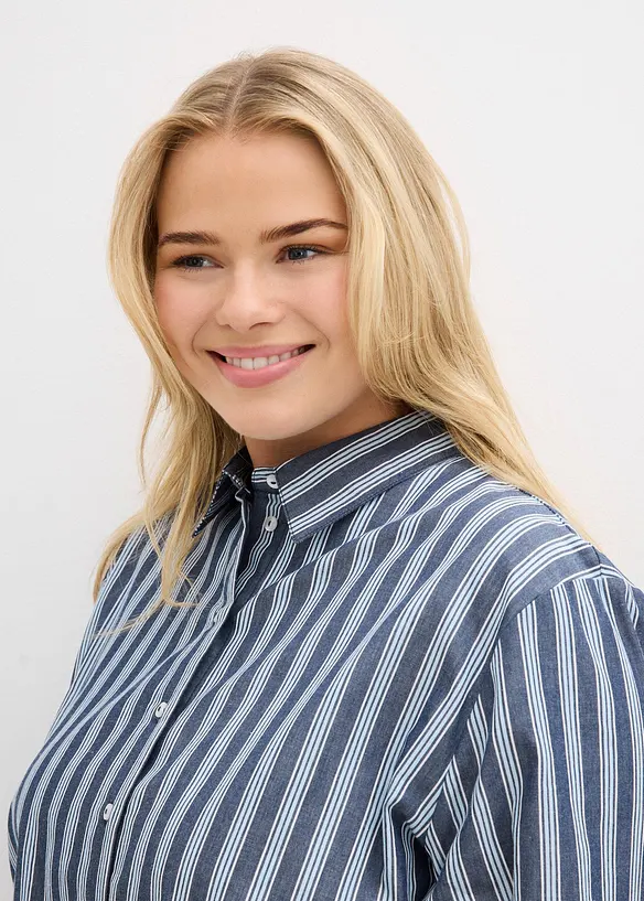 Camicia oversize in puro cotone, bonprix